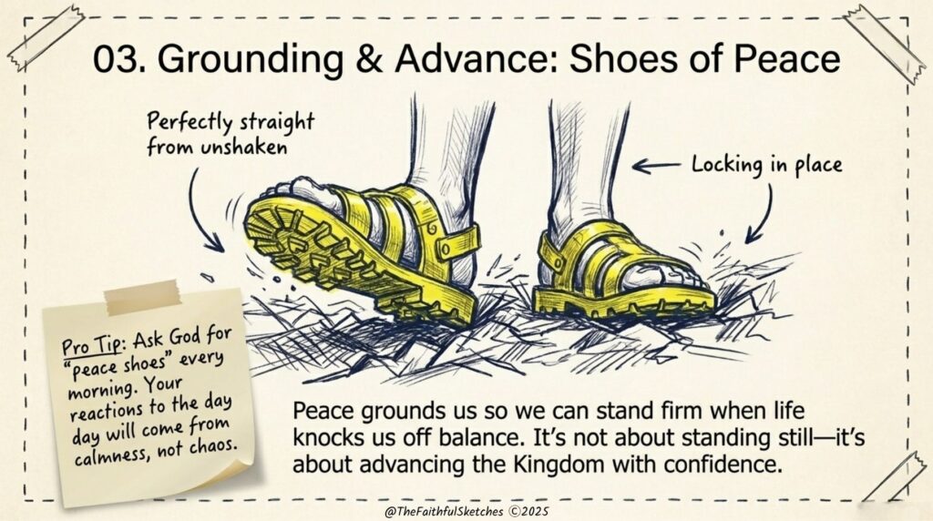 The Armor of God - Shoes of peace