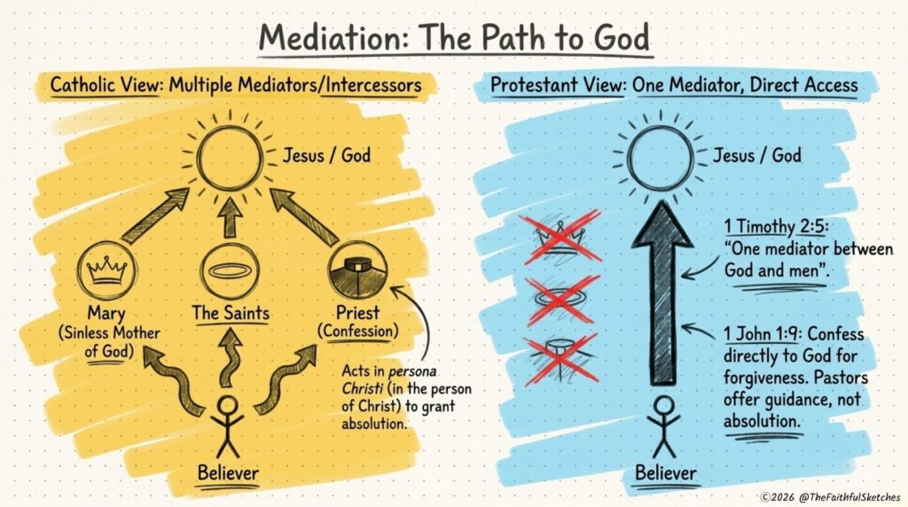 why catholic pray to mary