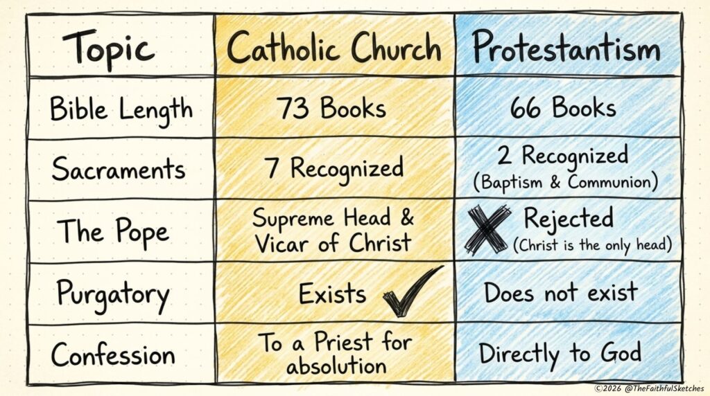 Catholics vs Protestants Explained