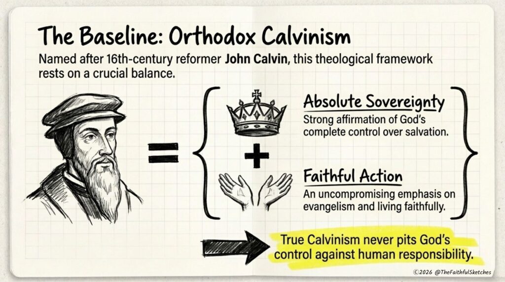 orthodox Calvinism vs Hyper-Calvinism