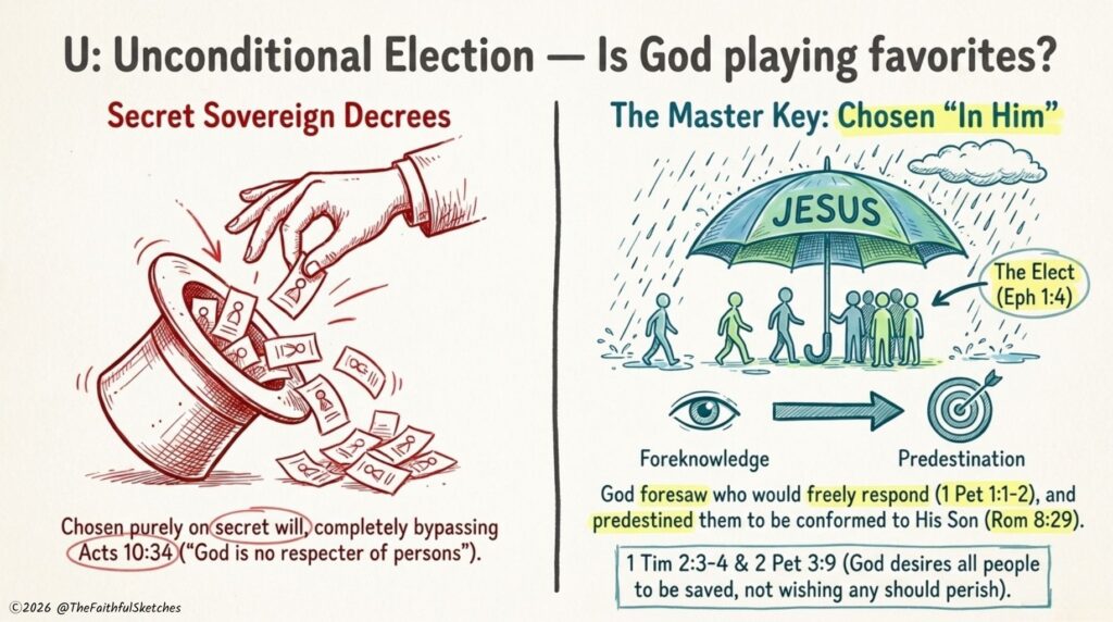 in unconditional election biblical?
