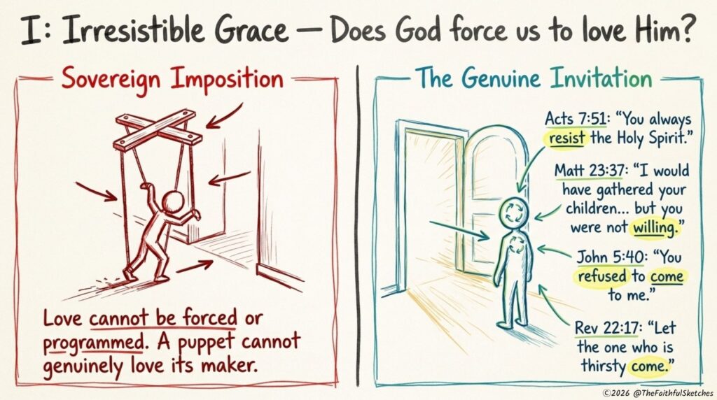 irresistable grace vs resistable grace