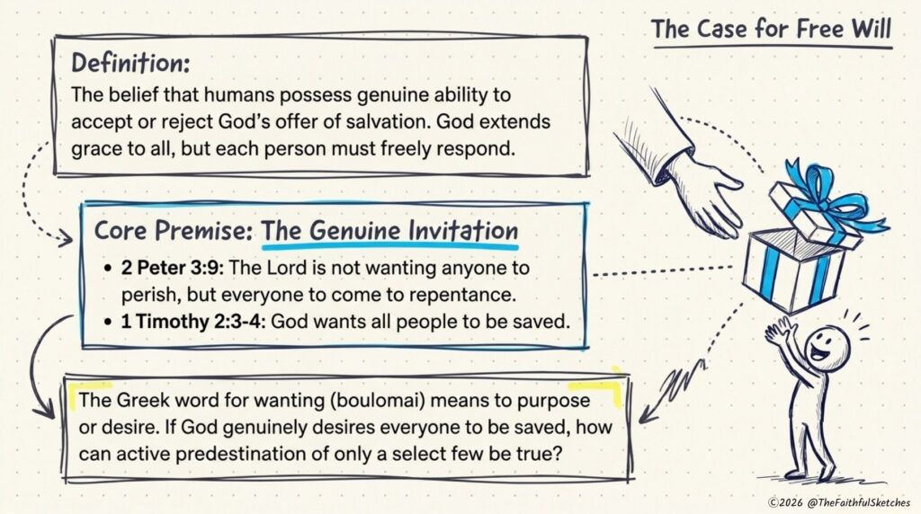 bible verses for free will