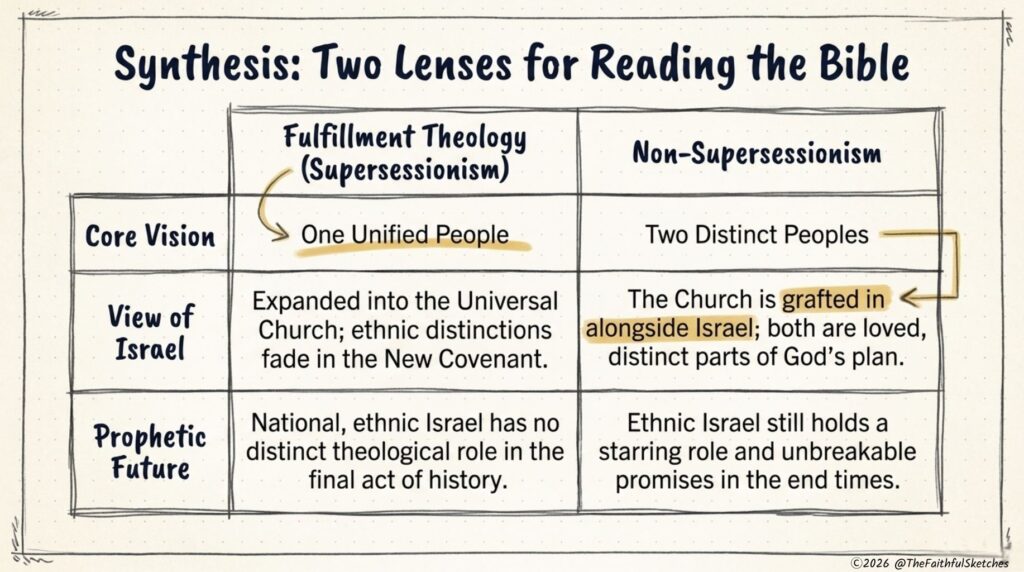 fulfillment theology or replacement theology supersessionism