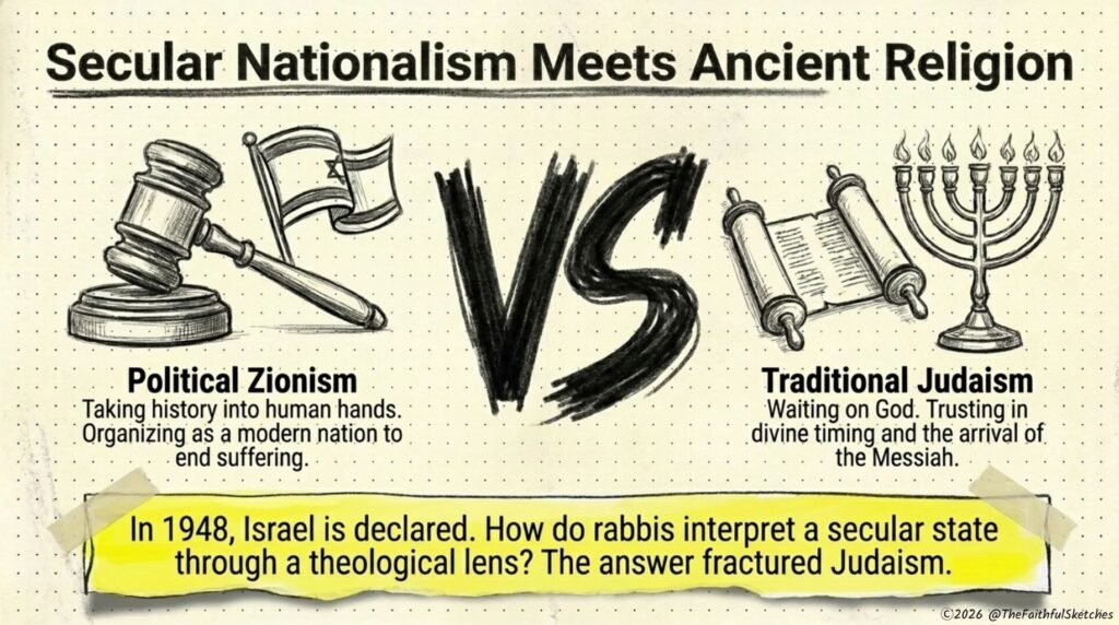The State of Israel was declared in 1948.