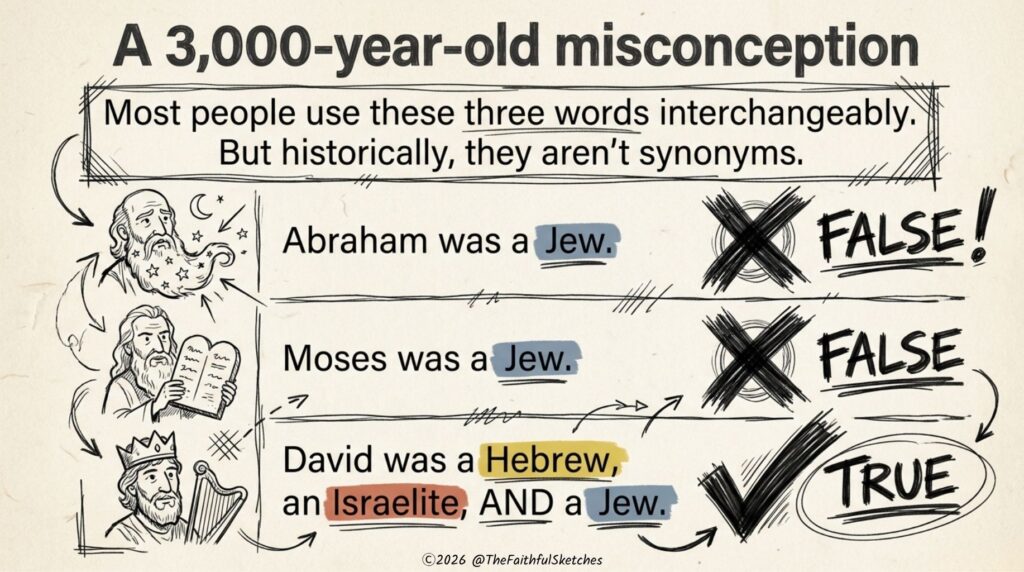 was abraham a jew or hebrew