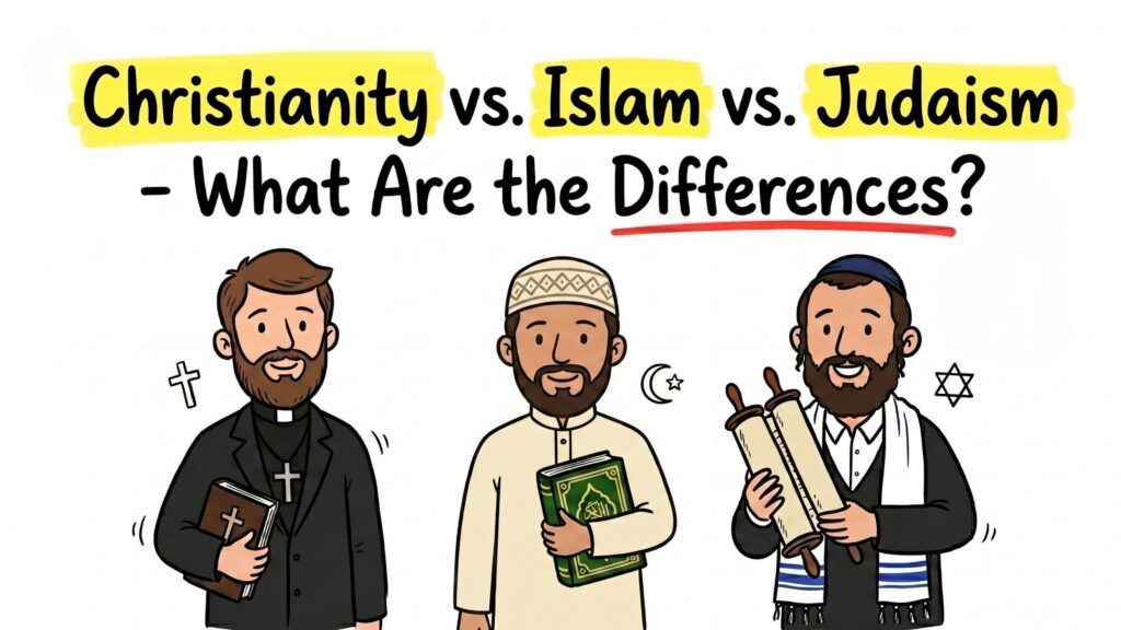 Christianity vs. Islam vs. Judaism - What Are the Differences?