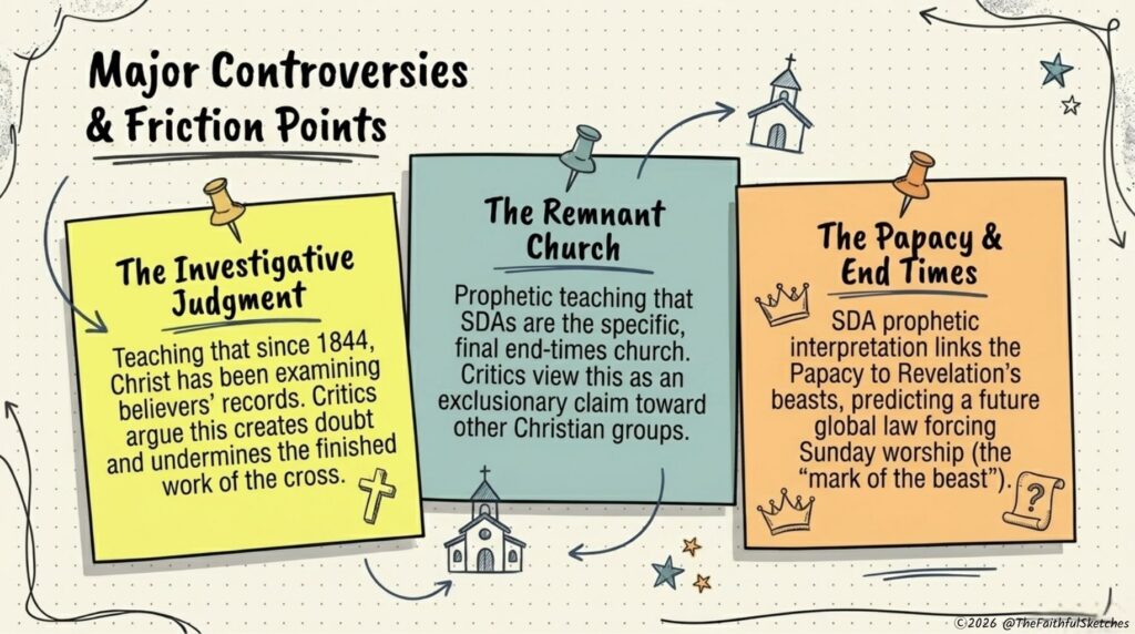 how is seventh day adventisr different from christianity