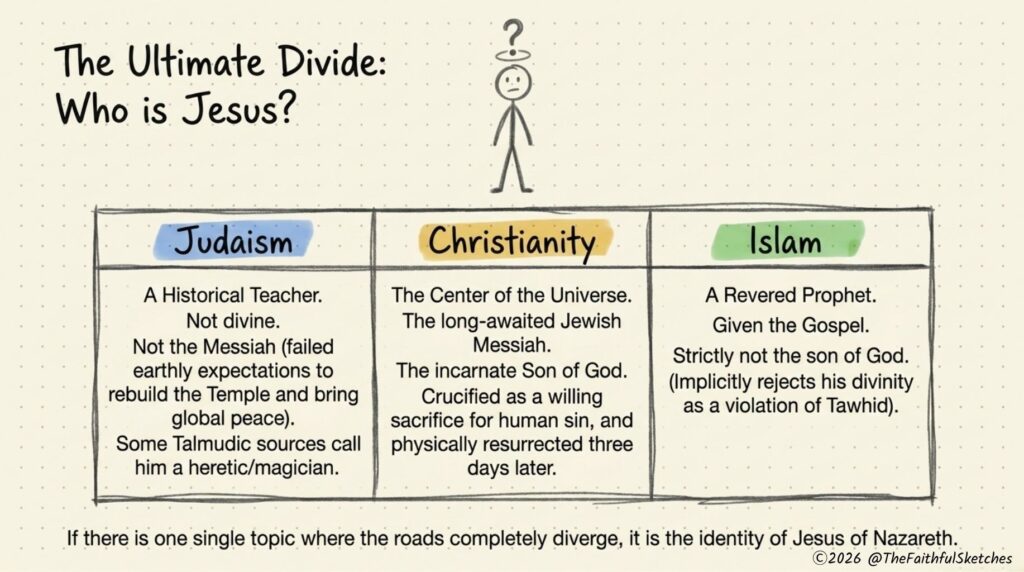 judaism vs christianity va islam