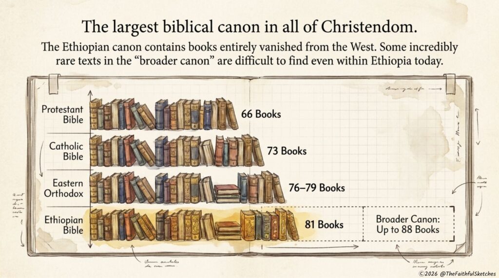 Ethiopian 81 books bible canon comparison
