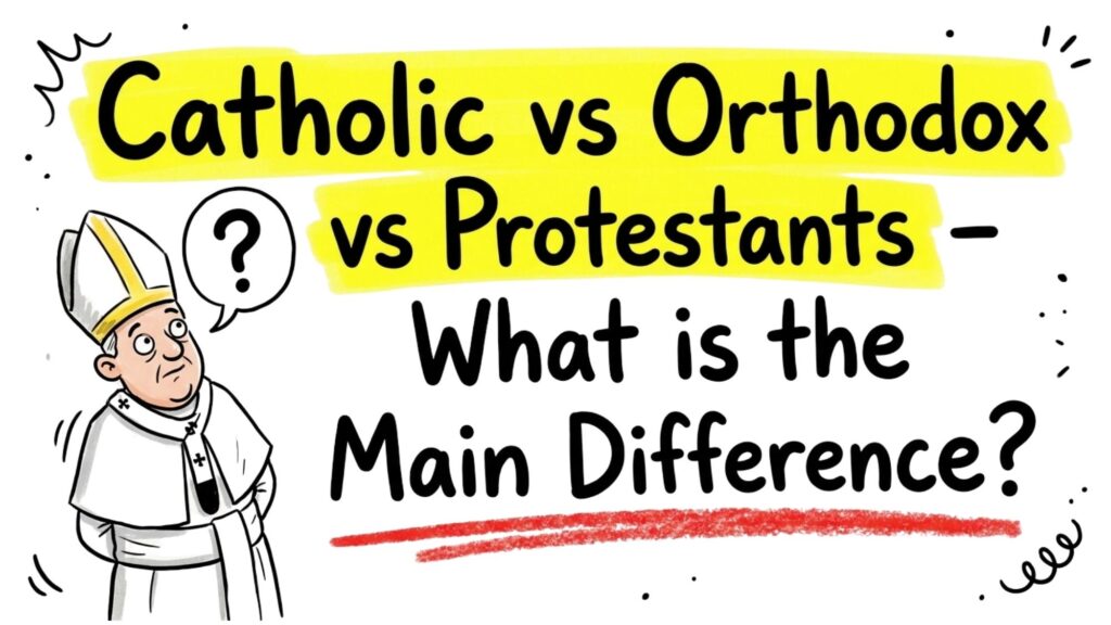 Catholic vs Orthodox vs Protestants What's the difference