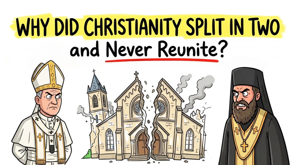 the great schism 1054. why christianity split in two