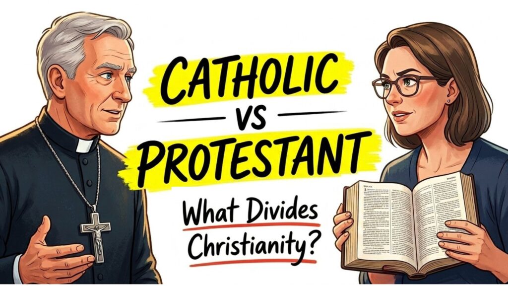 difference between Catholic and Protestant