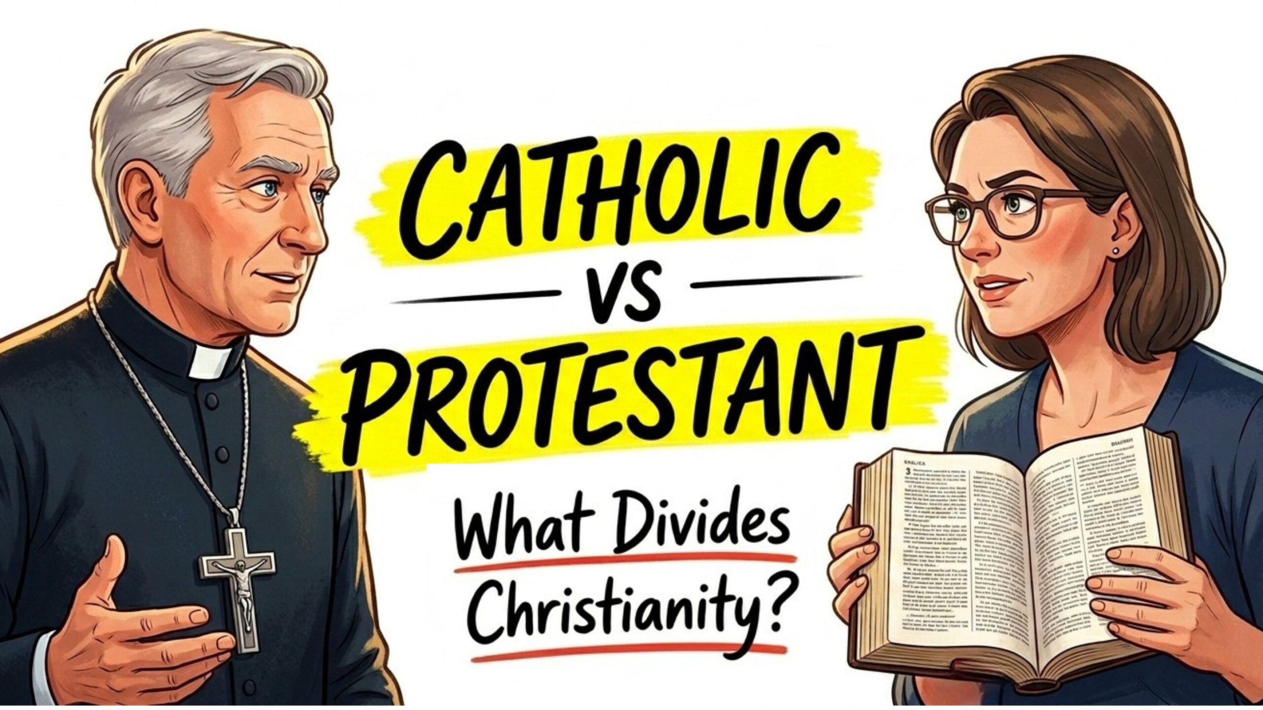 The Difference Between Catholics and Protestants Explained