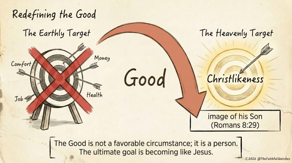 what Romans 8:28 means