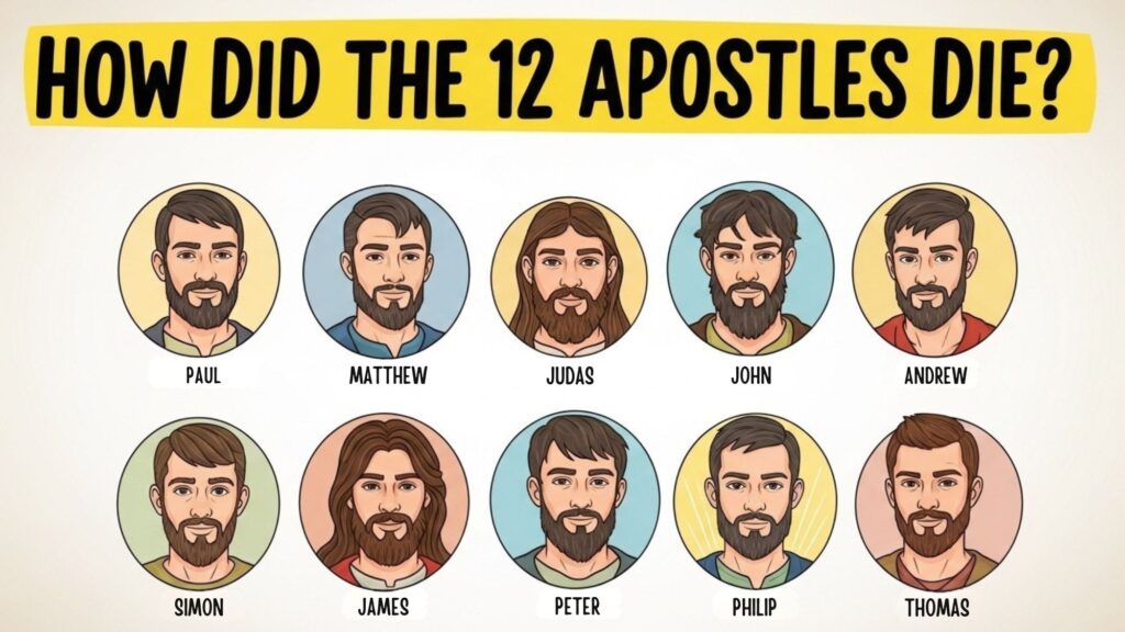 How did the 12 apostle died