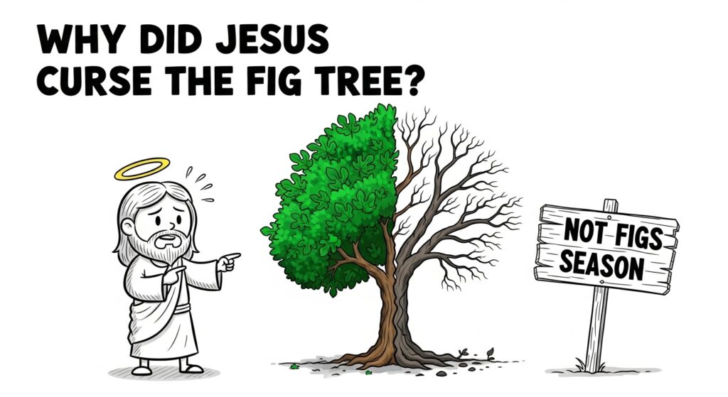 Why did Jesus curse the fig tree
