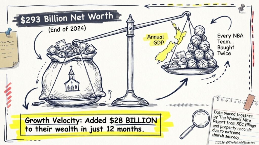 Mormon church wealth $293 Billion