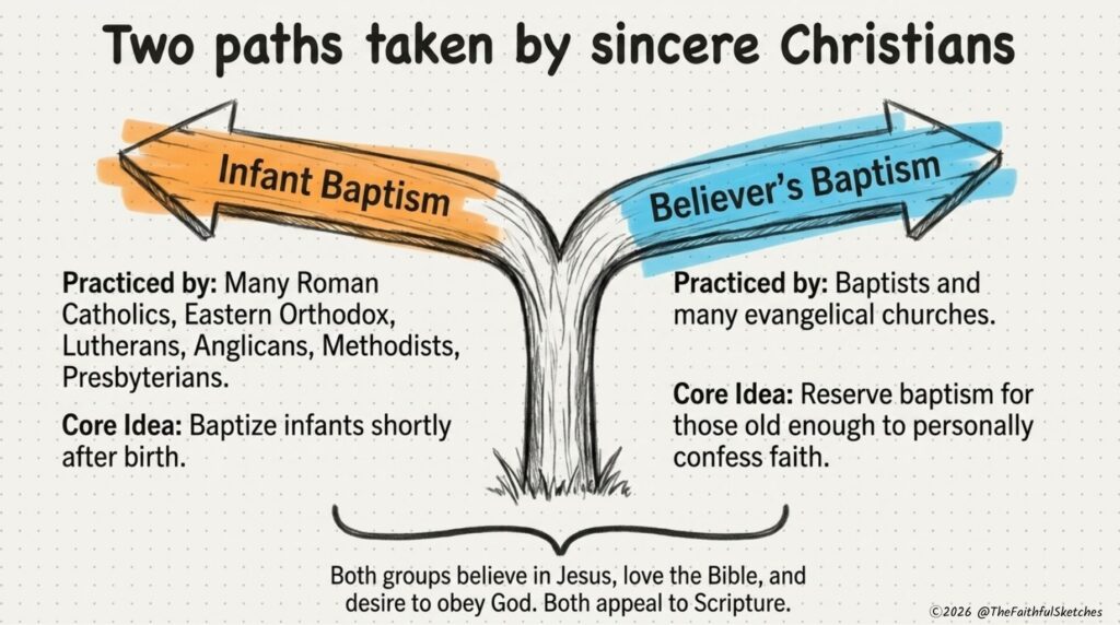 infant baptism vs believer's baptism