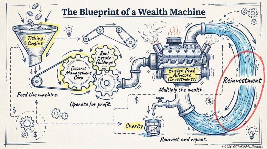 Mormon church wealth Inestment
