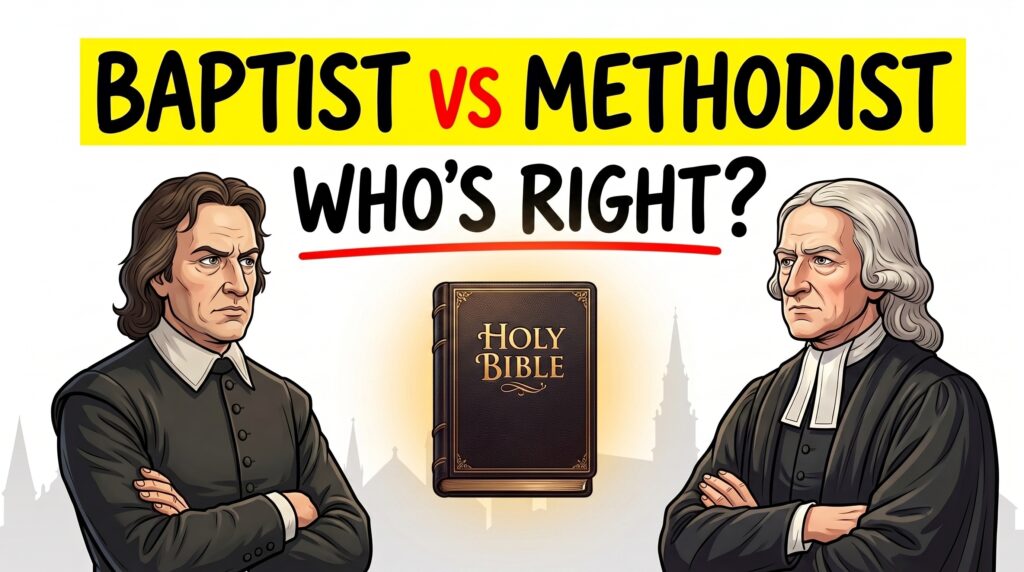 Baptist vs methodist what's the different