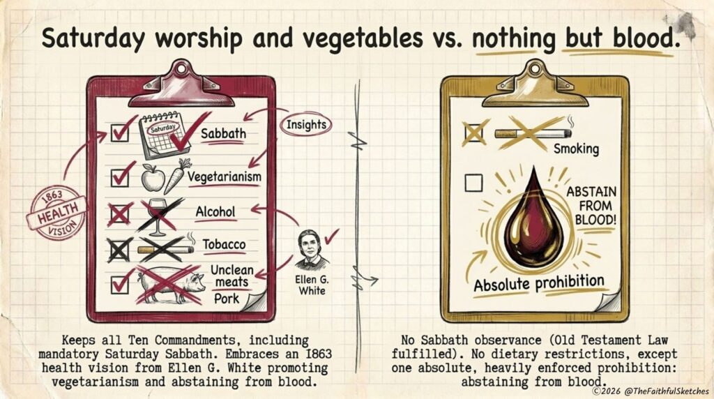 Seventh-day Adventist vs Jehovah's Witnesses